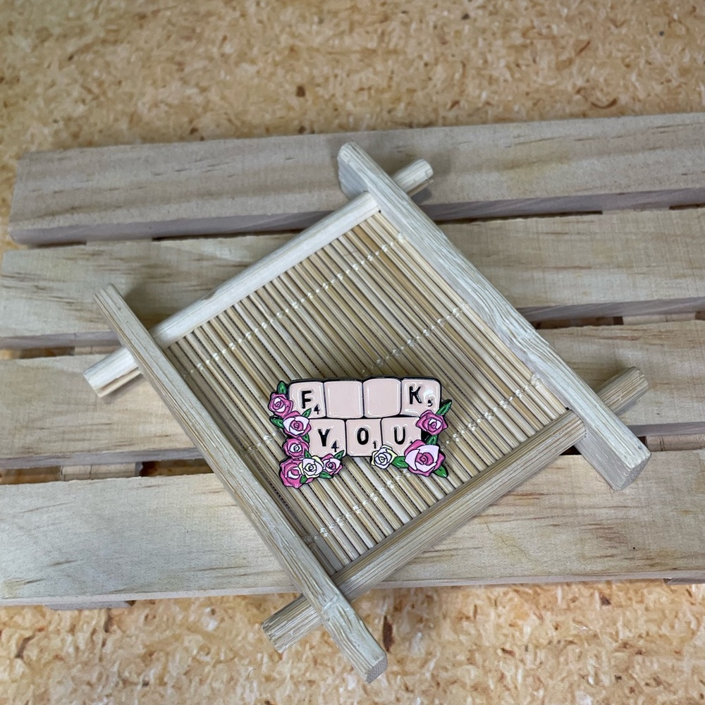 Scrabble Letter Pin